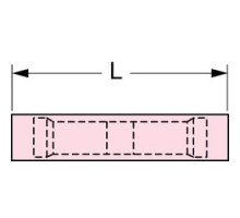 3M  7000133275  MNG18BCX              3M Scotchlok Butt Connector Nylon Insulated, 100/bottle, MNG18BCX