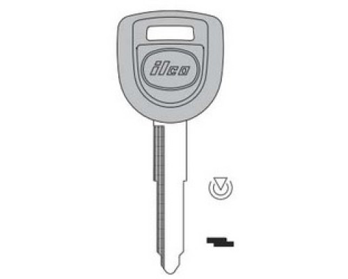 KABA ILCO CORP  MAZ24R-PT NP  IAX00009322              Key Shell, Look-Alike, Painted, With GTI Transponder, For Various Mazda Model