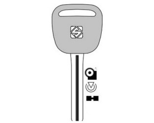 KABA ILCO CORP  TOY40BT4 NP  IAX00000800              Vehicle Key Blank, Transponder Key, Special Key Machine, Natural Brass, For Lexus/Toyota