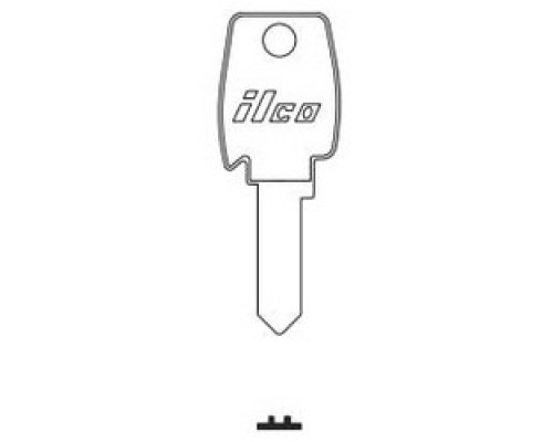 KABA ILCO CORP  LF7 NP A03  AF01045002              Cylinder Lock Key Blank, Brass, Nickel Plated, 3 Price Group, For Lowe and Fletcher