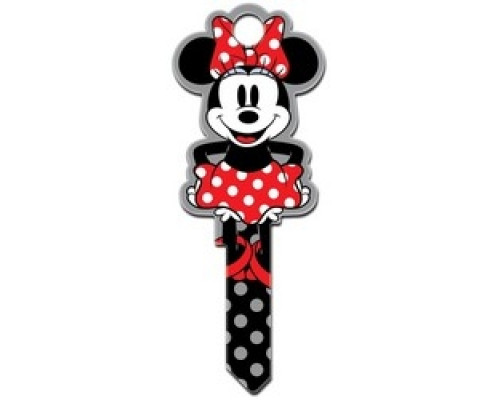 HOWARD KEYS  KW-D104               Decorative Key Blank, Kwikset, Disney Minnie Mouse Shape