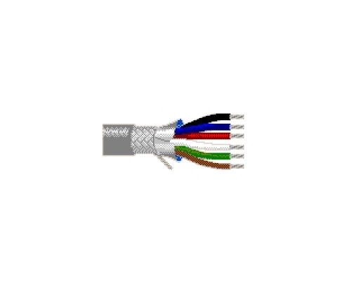 BELDEN  9935 060500               Multi-Conductor - Low-Capacitance Computer Cable for EIA RS-232/423 10 24 AWG FHDPE SH PVC Chrome