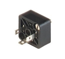 HIRSCHMANN 933117100  GSSA 200 black; Appliance connector with central nut and 2 screws M 3 x 8, 2 contacts + PE, industrial standard 9.4 mm , Type C, 4A, 250V