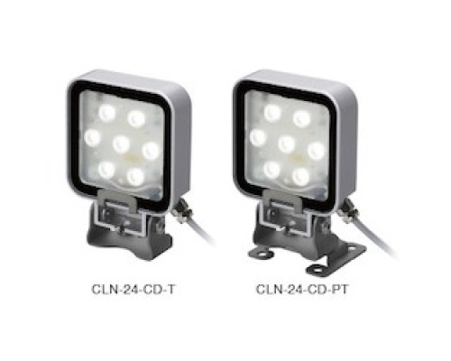 PATLITE USA CORPORATION CLN-24A-CD-PT-EX  LED spot light, daylight white, tilt and pivot, EX, Zone 2, Zone 22; IP66G, IP67G, IP69K