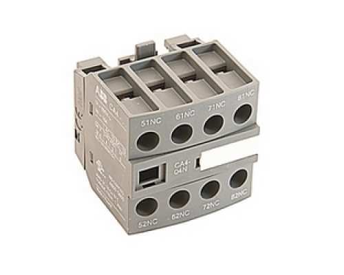 ABB  CA4-04N   4 NC front mounted instantaneous auxiliary contact block for NF through 40E control relays