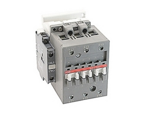 ABB  A75-30-11-34   3 pole, 125 amp, non-reversing across the line contactor with 208V AC coil and 1 NO and 1 NC auxiliary contacts