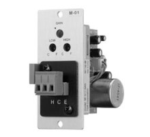 TOA ELECTRONICS INC  M-01ST                 Amplifier Microphone Input Module, Removable Terminal Block, 24 Volt DC, 9 Milliampere, 600 Ohm, 25 Hertz to 20 Kilohertz, -60 dB 1.38