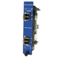 ADVANTECH  IMC-790-2SFP  860-12102   Modular Protocol-Independent, 10 Gbps SFP+ Fiber Mode Converter - iMcV-10G Converter SFP+