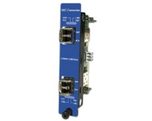ADVANTECH  IMC-790-2SFP  860-12102   Modular Protocol-Independent, 10 Gbps SFP+ Fiber Mode Converter - iMcV-10G Converter SFP+