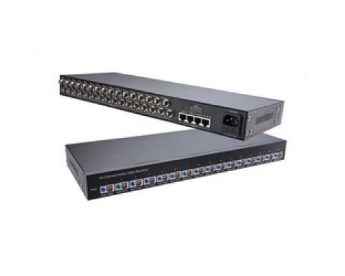 GEM ELECTRONICS  AH16P-RJ45BNC-1                 16 CHANNEL ACTIVE RECEIVER HUB