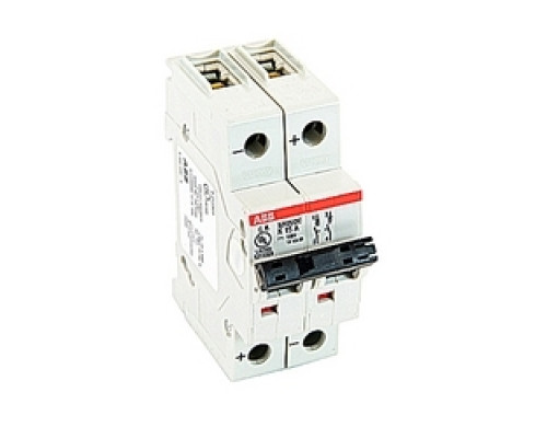 ABB  S202UDC-K15   DC Mini Breaker, 2 Pole, K Trip, 15A
