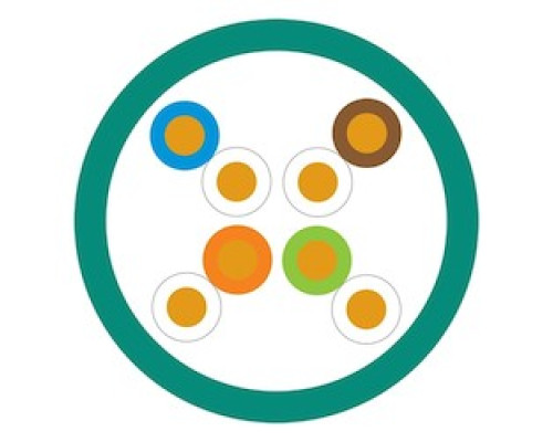 BERK-TEK  11074897                 LANmark-6, Category 6, Plenum UTP Cable, Green, Box of 1,500 ft.