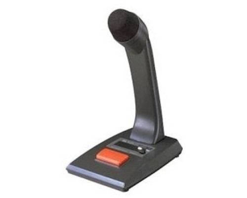 TOA ELECTRONICS INC  PM-660U                 Desktop Paging Microphone, Unidirectional, Moving Coil, 100 Hertz to 10 Kilohertz, 600 Ohm, -58 dB, 3.94