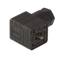 HIRSCHMANN  931963100   GDMC 3011 black; Cable Socket with central screw M 3 x 35 and 4 crimp contacts RBC 630, 2 + PE / 3 + PE, PG9/PG11, Type A, DIN EN 175 301-803-A