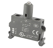 ABB  MLBL-01BR   Rear Mount LED Blocks, 24 V DC/AC, Red