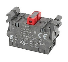 ABB  MCB-02G   Double contact block for front mounting with 2 NC gold plated contacts