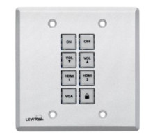 LEVITON  41920-CP8                 Wallplate, 2-Gang, 4.5