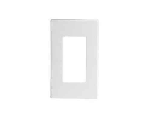 LEVITON  80301-SI   1-gang Decora Plus Wallplate Screwless Snap-on Mount, Ivory