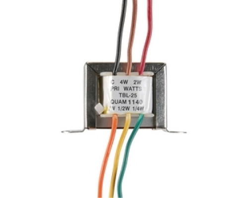 QUAM-NICHOLS COMPANY  TBL25                 4W-25V Transformer, 5 Taps at -3 dB Levels