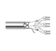 BELDEN  1538A 0081000   Multi-Conductor - IBM RISC System/6000 3-Pair 28 AWG PP/PE SH FR PVC Gray