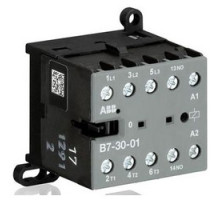 ABB  B7-30-01-80   Mini Contactor, Low Voltage, 3-Pole, 3NO, 200 to 240 Volt at 40/450 Hertz, 6 Kilovolt, 52.5 MM Length x 57.5 MM Width x 46.5 MM Height