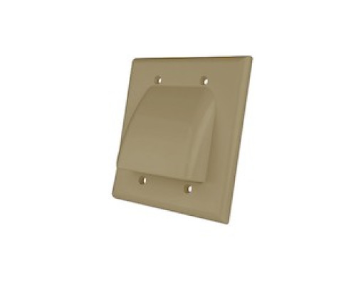 VANCO  VANWPBW2I                 Flat Panel TV Bulk Cable Wall Plates, Dual & Ivory