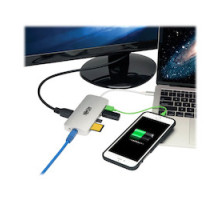 TRIPP LITE  U442-DOCK11-S                 USB-C DOCKING STATION, 4K @, 30 HZ, HDMI, THUNDERBOLT 3, USB-A HUB, PD