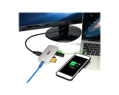 TRIPP LITE  U442-DOCK11-S                 USB-C DOCKING STATION, 4K @, 30 HZ, HDMI, THUNDERBOLT 3, USB-A HUB, PD