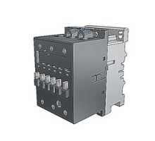 ABB  A75-30-11-75   3 pole, 125 amp, non-reversing across the line contactor with 200-220V AC coil and 1 NO and 1 NC auxiliary contacts