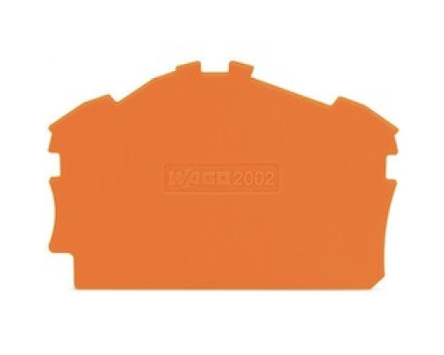 WAGO CORPORATION  2002-6392   END/INTERMEDIATE PLATE TOPJOB S ORANGE