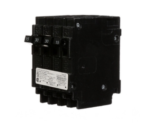 SIEMENS  US2:Q21530CT  Q21530CT   Miniature Circuit Breaker, Common Trip, Thermal Magnetic, Triplex, Plug-In, 3 Pole, 120/240 Volt AC, 15 to 30A, 10 kA Interrupting Rating