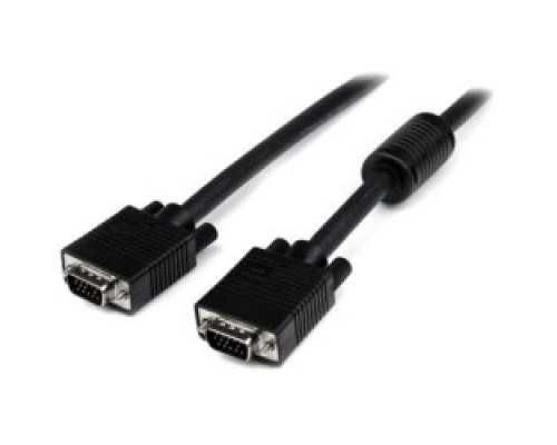 STARTECH.COM LTD  MXT101MMHQ50                 Monitor Extension Cable, Coaxial, VGA Male and Male Connector, 28 AWG, 50’ Length, Aluminum-Mylar Foil Shielded, PVC Jacket, Black