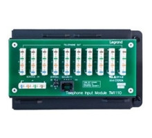 ON-Q/LEGRAND TM1110  IDC Telephone Module, 10-Way, 1 RJ31X/ 11 110 IDC Receptacle, Enclosure Mount, 1.6