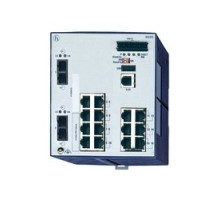 HIRSCHMANN  943434027   16 port Fast-Ethernet Compact OpenRail Switch, managed, software Layer 2 Enhanced, for DIN rail store-and-forward-switching, fanless; 16 ports in total; 1. uplink: 100BASE-FX, SM-SC; 2. uplink: 100BASE-FX, SM-SC; 14 x 10/100 BA