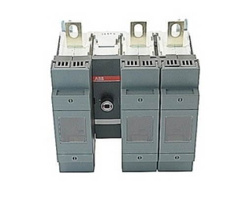 ABB  OS200J12   3 pole, 200 amps rated at 600 V AC, UL 98, open fusible disconnect switch for use with J fuse type