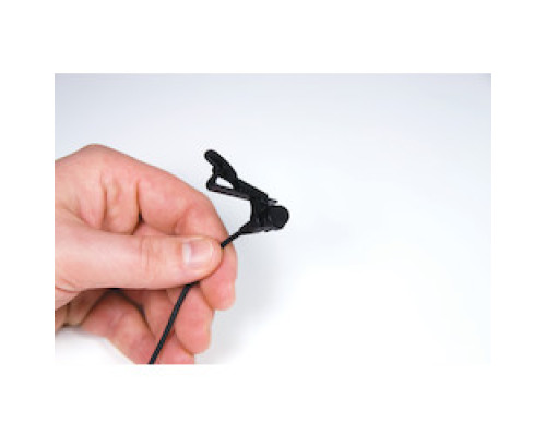 TOA ELECTRONICS INC  MIC-X2                 Lavaliere Microphone, Miniature, Omnidirectional, Electret Condenser, 120 dB SPL, 2 to 10 Volt, 50 Microampere, 60 Hertz to 16 Kilohertz, 3000 Ohm, 1500 MM Cable, Black