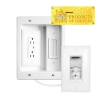 ON-Q/LEGRAND  HT2202-WH-F1  HT2202WHF1                 InWall TV Power Kit, White