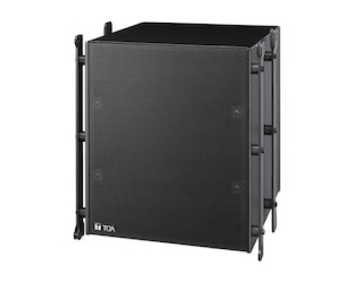 TOA ELECTRONICS INC  SR-C15BWP                 Subwoofer, Weatherproof, 450 Watt, 40 to 400 Hertz, 8 Ohm, 93 dB, 526.6 MM Width x 550 MM Depth x 594.8 MM Height, Plywood Black Enclosure, For SR-A12L/SR-A12S Speaker