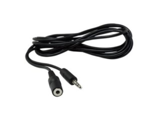 ON-Q/LEGRAND  AC2506BK  AC2506-BK                 Audio/Video Cable, 28 AWG, 6’ Length, 3.5 MM Stereo Male/Female Adapter, CMG/CL2/FT4 Jacket, Nickel Plated Connector, Black