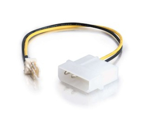 C2G  CG27077  27077                 6in 3-Pin Fan To 4-Pin Power Adapter Cable