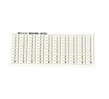 TE-ENERGY  1SNK150012R0000   10 white type MC612PA, 1 through 10 pre-printed vertical marker cards