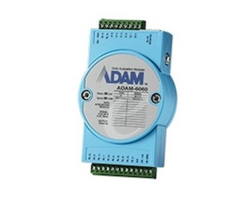 ADVANTECH  ADAM-6060-D   6-ch Digital Input and 6-ch Relay Modbus TCP Module