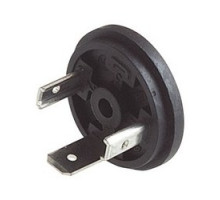 HIRSCHMANN 933377100  GSR-U 2000 LO black; Appliance connector for injection molding IP 65 unmated with solder lug for flexible Cables, 2 contacts + PE, DIN EN 175 301-803-A