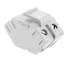 ON-Q/LEGRAND  WP3456WH                 Keystone Insert, Single, Speaker Binding Post, Screw Terminal, 0.87