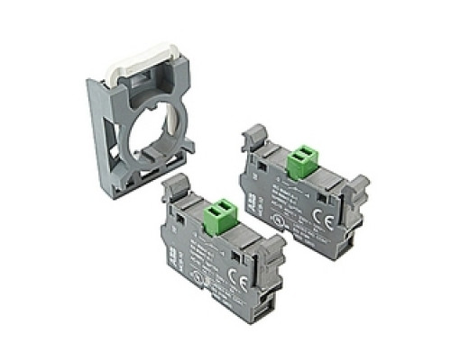 ABB  MCBH-20   Contact Blocks With Holder Front Mount, Non Illuminated 2 NO