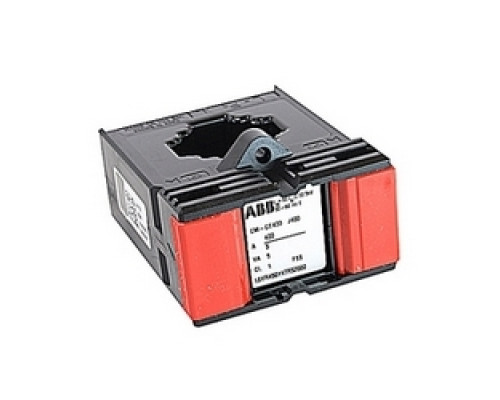 ABB  1SVR450117R5200   Plug-in current transformer with 400 amp rated primary current, 5 amp secondary current with a burden class of 5 VA / 1