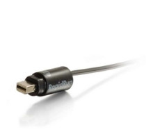 C2G  60124  CG60124                 Optical Runner Cable, Plenum, RapidRun Male to RapidRun Male, OFNP Rated, 150’ Length, 5 MM Bend Radius, Black