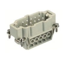 HARTING  09330102601  9330102601   Han E Male Insert: Han E 10 Position M Insert Screw