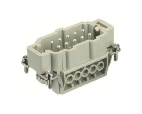 HARTING  09330102601  9330102601   Han E Male Insert: Han E 10 Position M Insert Screw