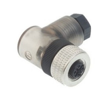 HIRSCHMANN 933173199  ELWIKA 4012 PG7 transparent; Angled Cable Socket, unassembled, strain relief by means of clamping cage, electronic insert LED display may be fitted, 4 contacts